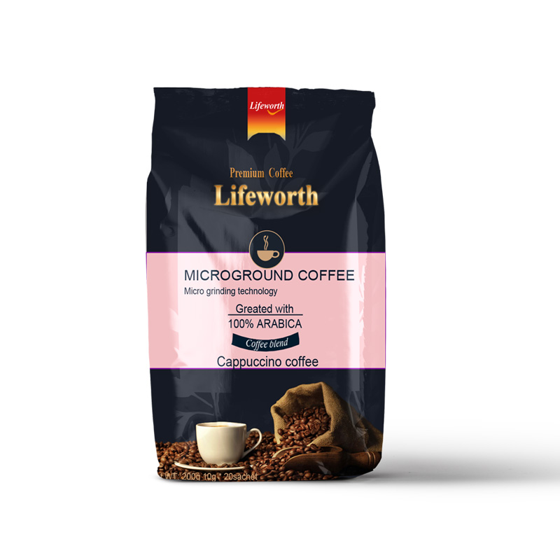 Lifeworth microground instant coffee cappuccino