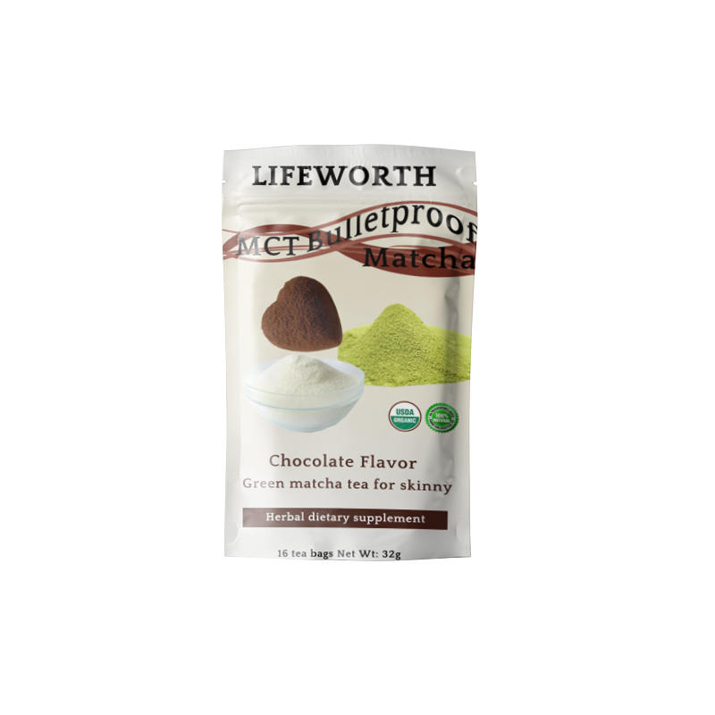 Lifeworth bulletproof matcha tea keto with mct powder
