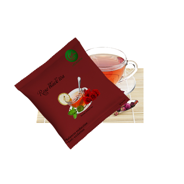 Lifeworth organic rose black tea bag