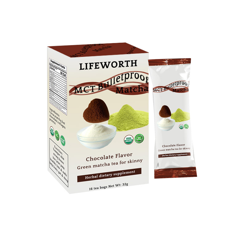 Lifeworth bulletproof matcha tea keto with mct powder
