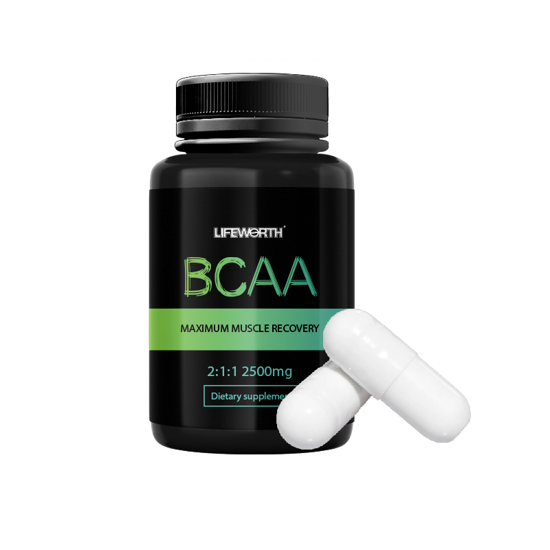 2:1:1 Branched Chain Amino Acids Capsule with Vitamin B12 & B6 - BCAA Powder Alternative - Pre Workout Supplement for Energy