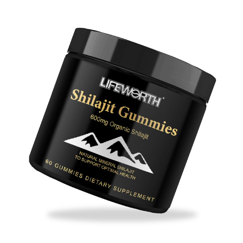 Shilajit Gummies Max Strength | Pure 100% Authentic Himalayan Origin | High Fulvic Acid Content | 85+ Minerals | Boosts Immunity & Energy Vegan | 60 Gummies