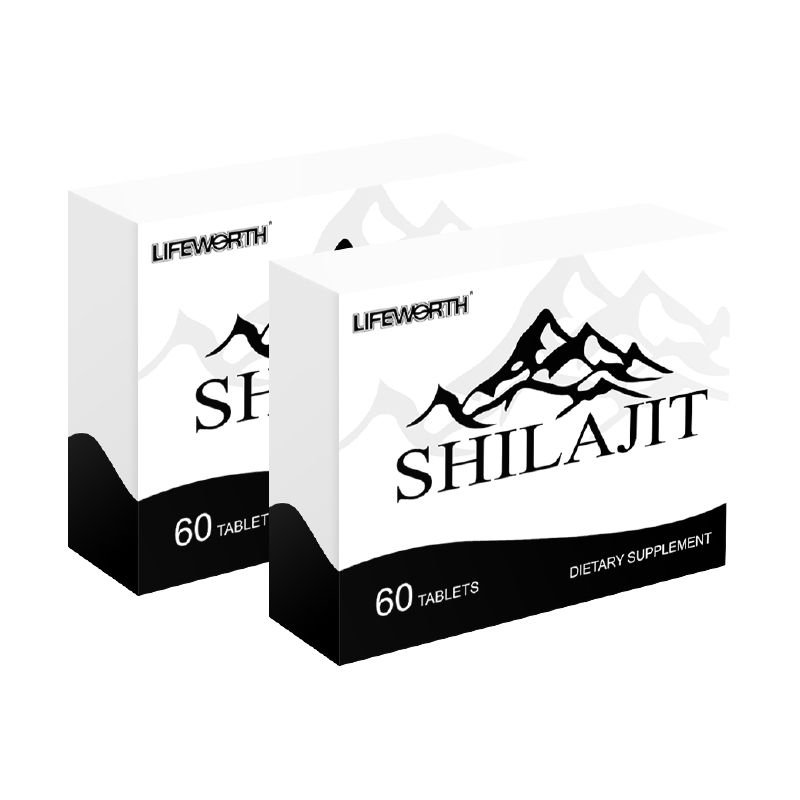Pure Shilajit Tablets (200mg Each) from Himalayan Shilajit - Plant Derived Fulvic Minerals Support Metabolism and Immune System