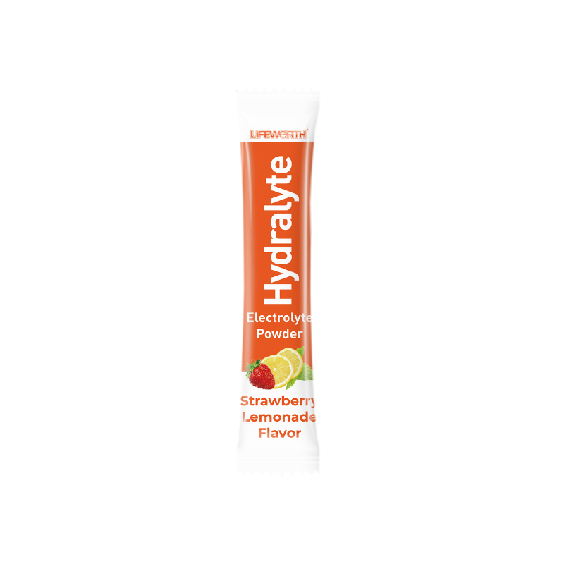Lifeworth Effervescent Electrolytes Powder Sachets - 20 Flavoured Sticks - Rapid Rehydration - Prevent Dehydration - Achieve Optimal Hydration