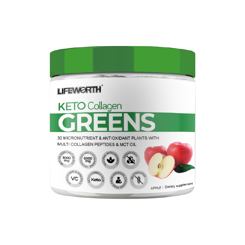 Keto Super Greens Collagen Powder Superfood Micronutrient & Anti-oxidant Blend